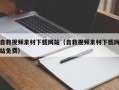 永春自救视频素材下载网站（自救视频素材下载网站免费）